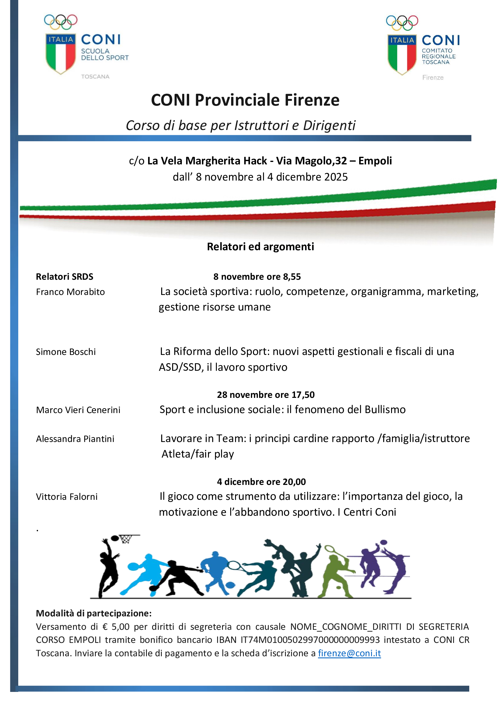 Corso base per Istruttori e Dirigenti - Empoli (FI)