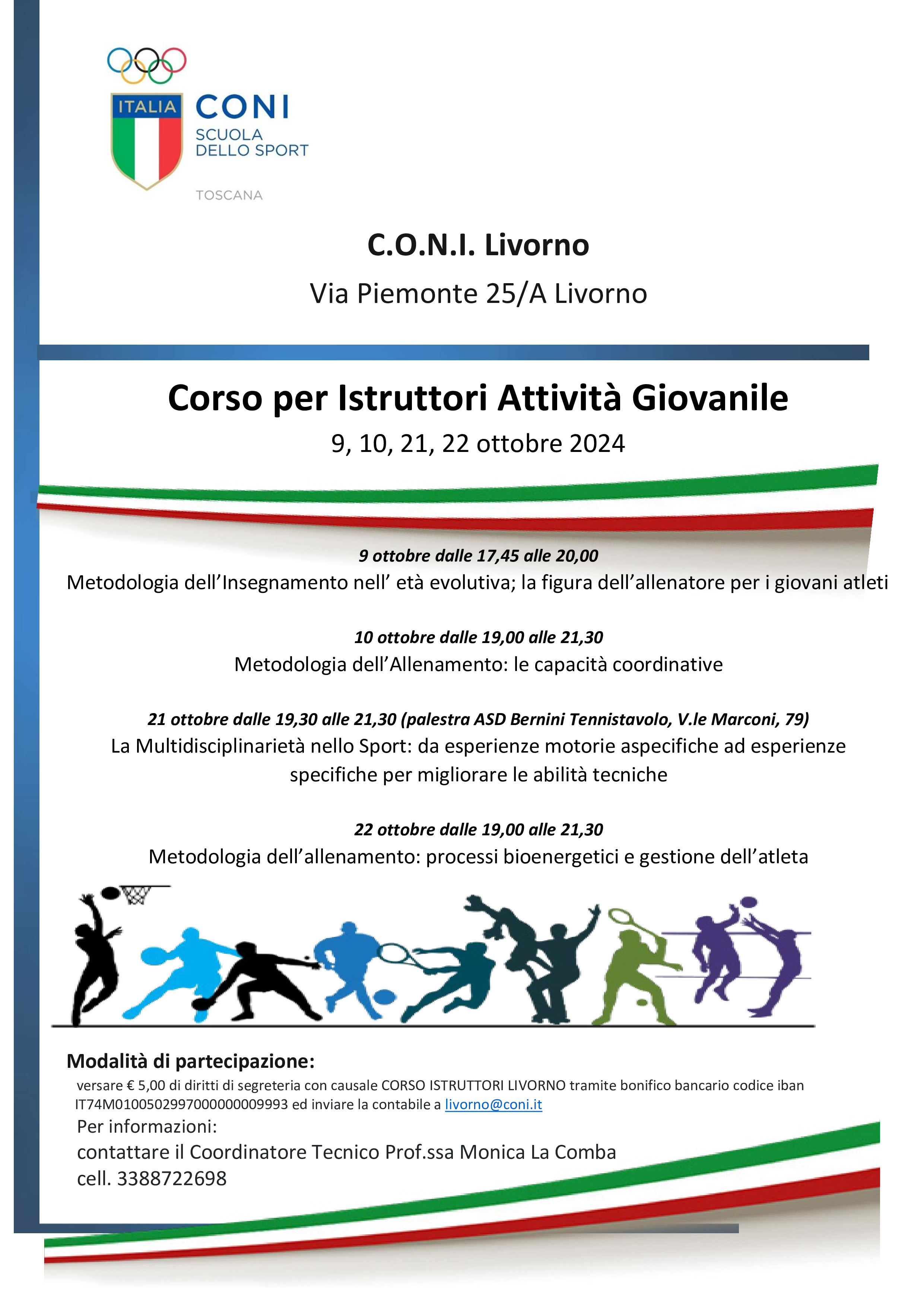 LIVORNO - CORSO ISTRUTTORI ATTIVITA' GIOVANILE