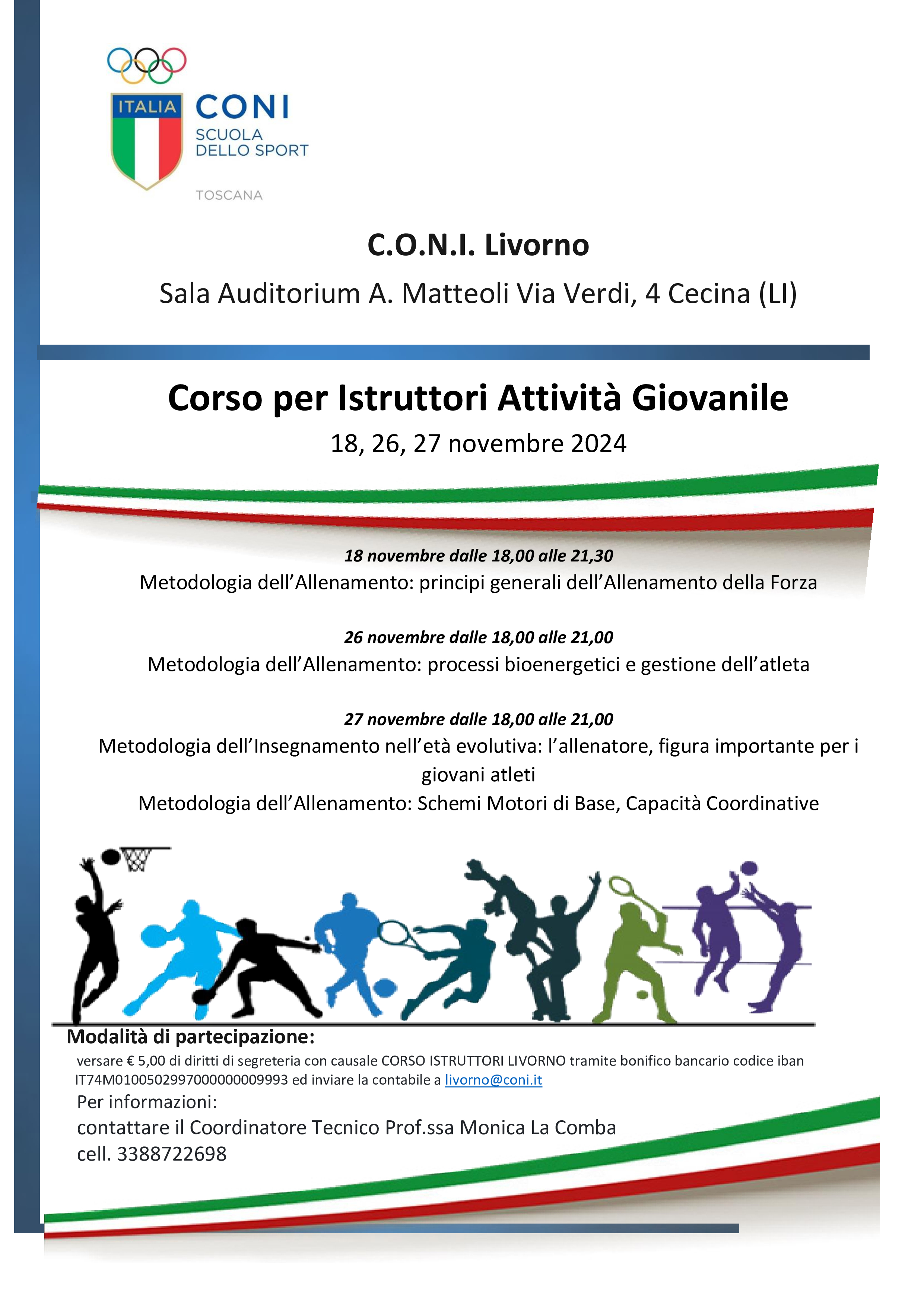 CECINA - CORSO ISTRUTTORI ATTIVITA' GIOVANILE